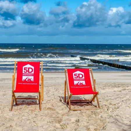 Apartman 304 Z Widokiem Na Morze, Z Basenem, Sauna, Jacuzzi, Przy Samej Plazy - 5d *