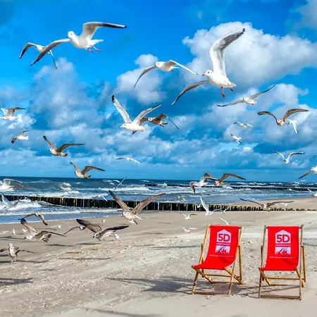 304 Z Widokiem Na Morze, Z Basenem, Sauna, Jacuzzi, Przy Samej Plazy - 5d Apartman Niechorze