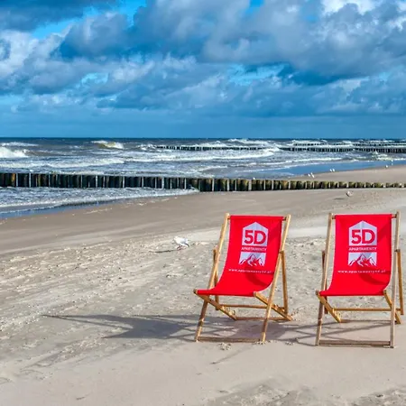 304 Z Widokiem Na Morze, Z Basenem, Sauna, Jacuzzi, Przy Samej Plazy - 5d Niechorze