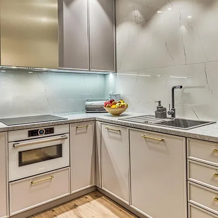 304 Z Widokiem Na Morze, Z Basenem, Sauna, Jacuzzi, Przy Samej Plazy - 5d Apartman *