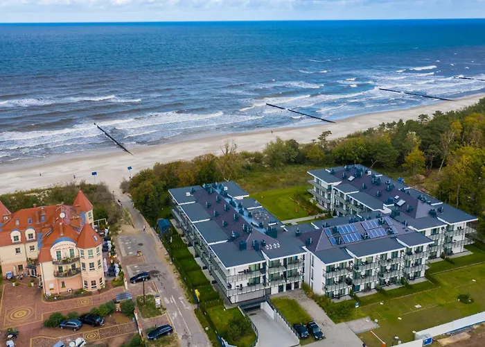 304 Z Widokiem Na Morze, Z Basenem, Sauna, Jacuzzi, Przy Samej Plazy - 5d *